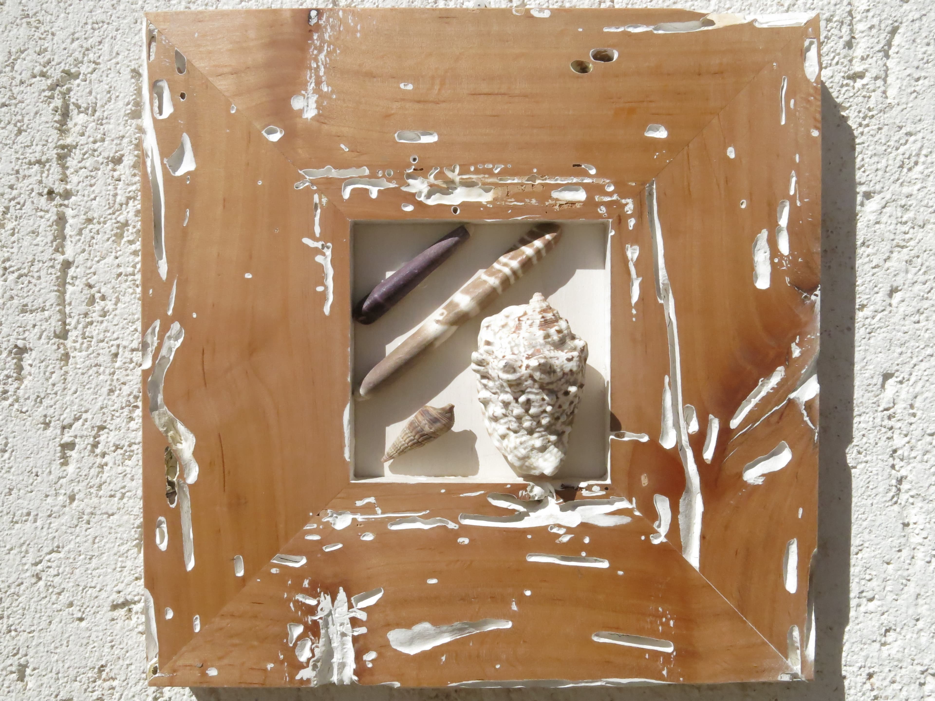 Conchiglie: quadri in legno vecchio e rovere — foto 2 di 7