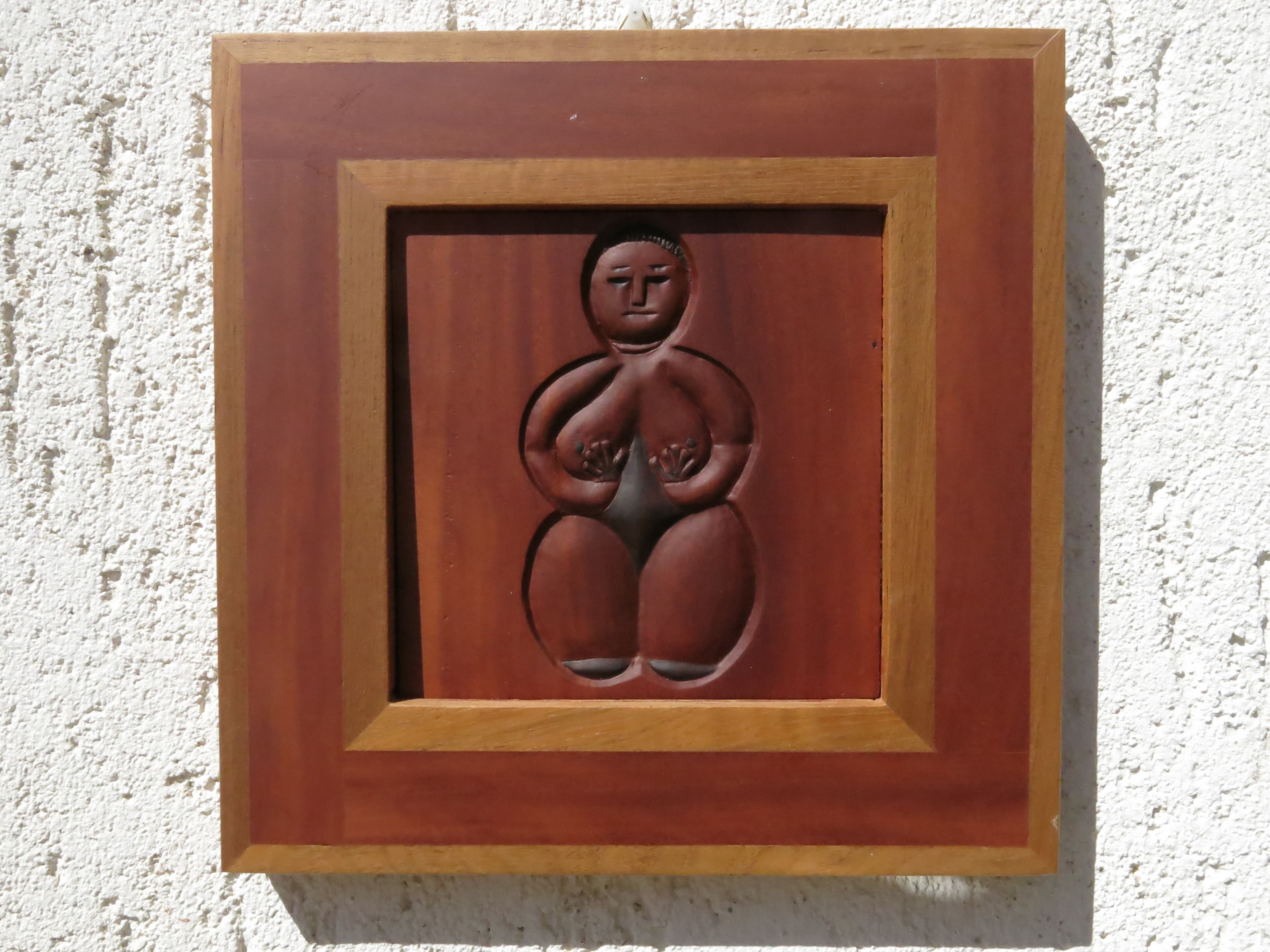 Dea Madre: quadro in ebano